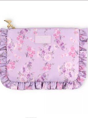 LoveShackFancy x Target - Yoobi Happy Thoughts Flat Zip Pencil Case with Ruffles